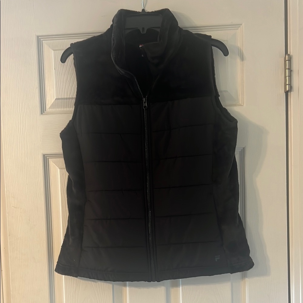 Women's Black Puffer Vest